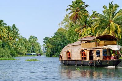 Backwaters w Kerala, Indie