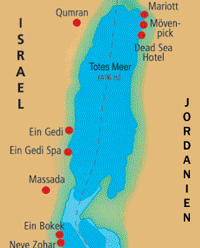 Mapa Morza Martwego